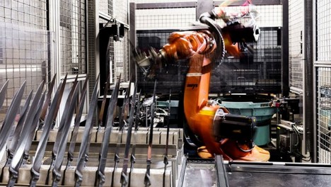 Solingen Germany knife factory robot image