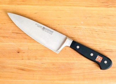 image of a classic German chef knive