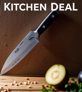 kitchen knife deal coupon code promo page